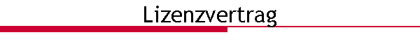 Lizenzvertrag